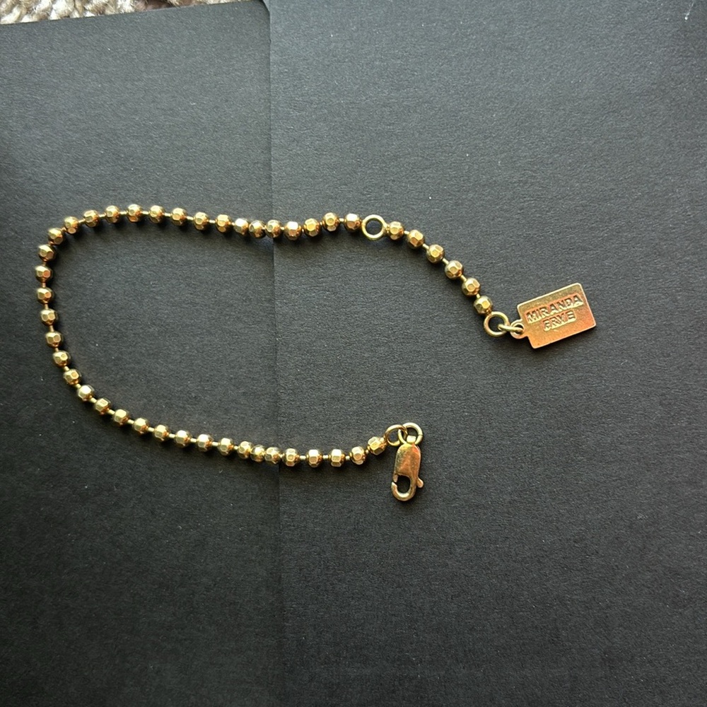 Miranda Frye Gold London bracelet